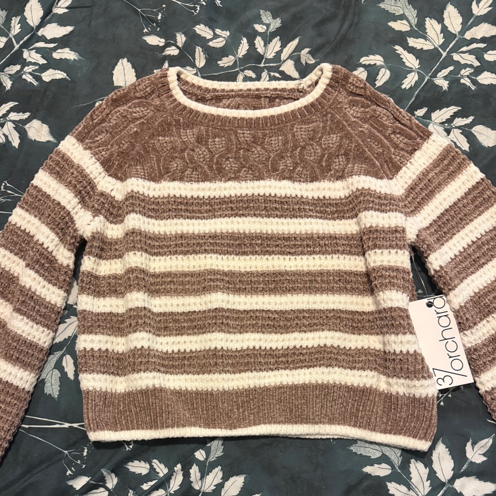 37 Orchard Women's Striped Sweater